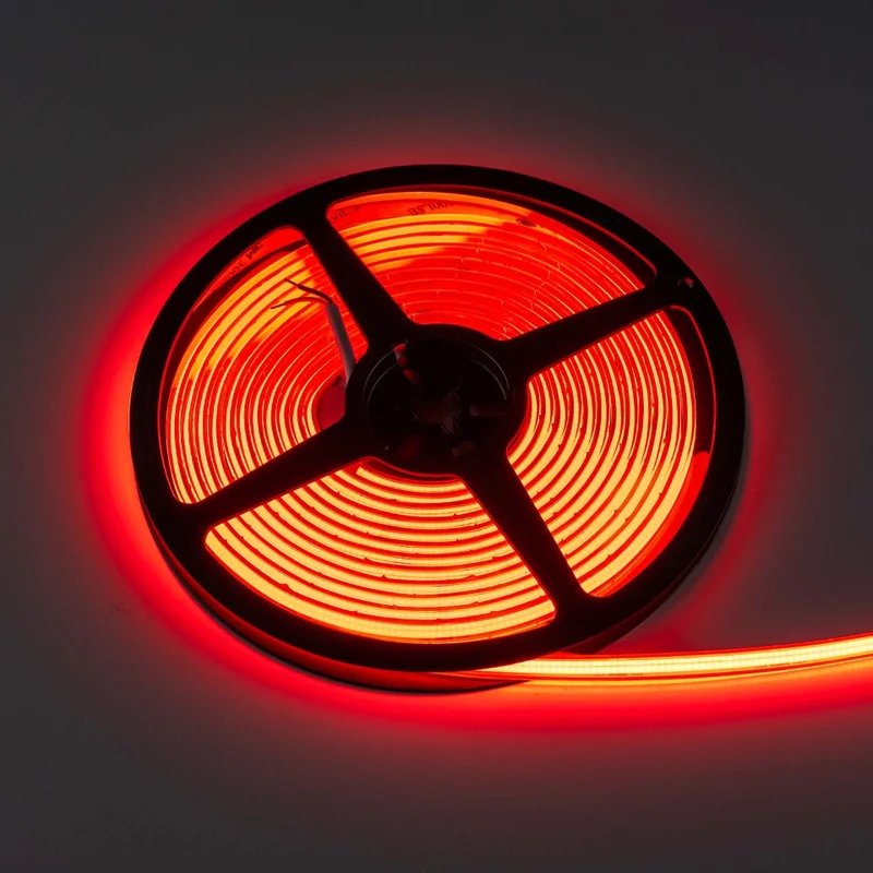 LED-Streifen auf Rolle 5m | 12V | Neon-Effekt | rot | IP68