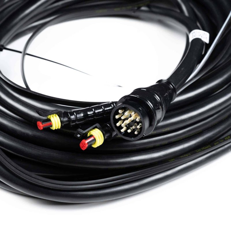hoofdkabel 15m | incl zij-kabel | 15-aderig | 2x 15P Bajonet