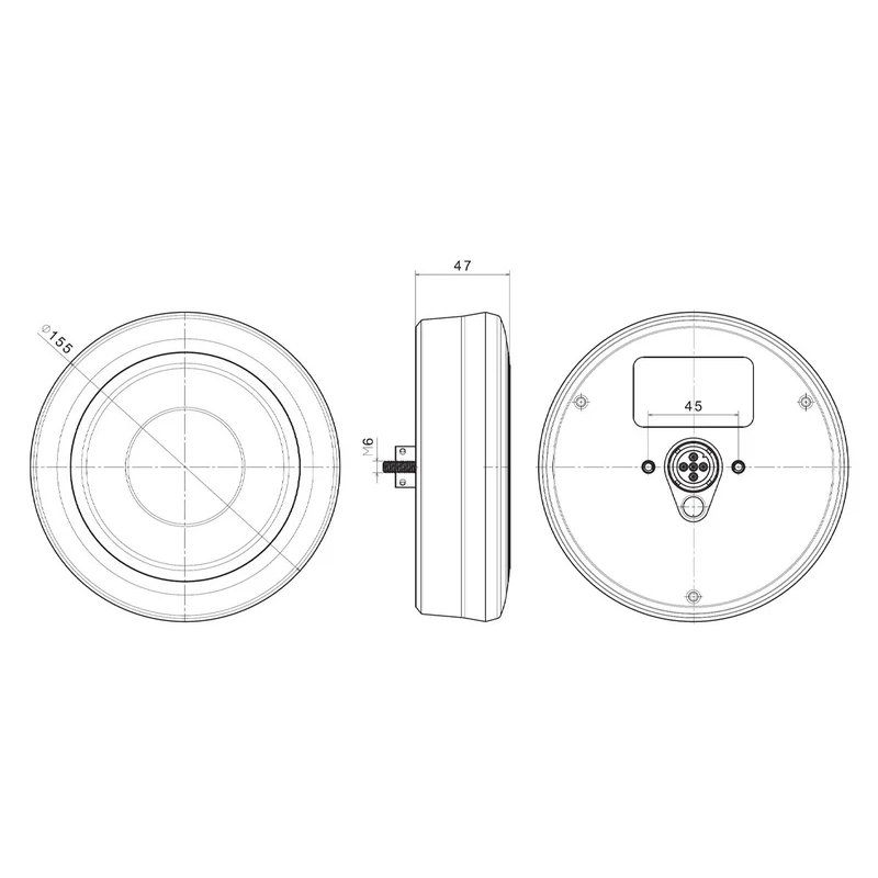 surface-mount housing for VC-4900 serie lights
