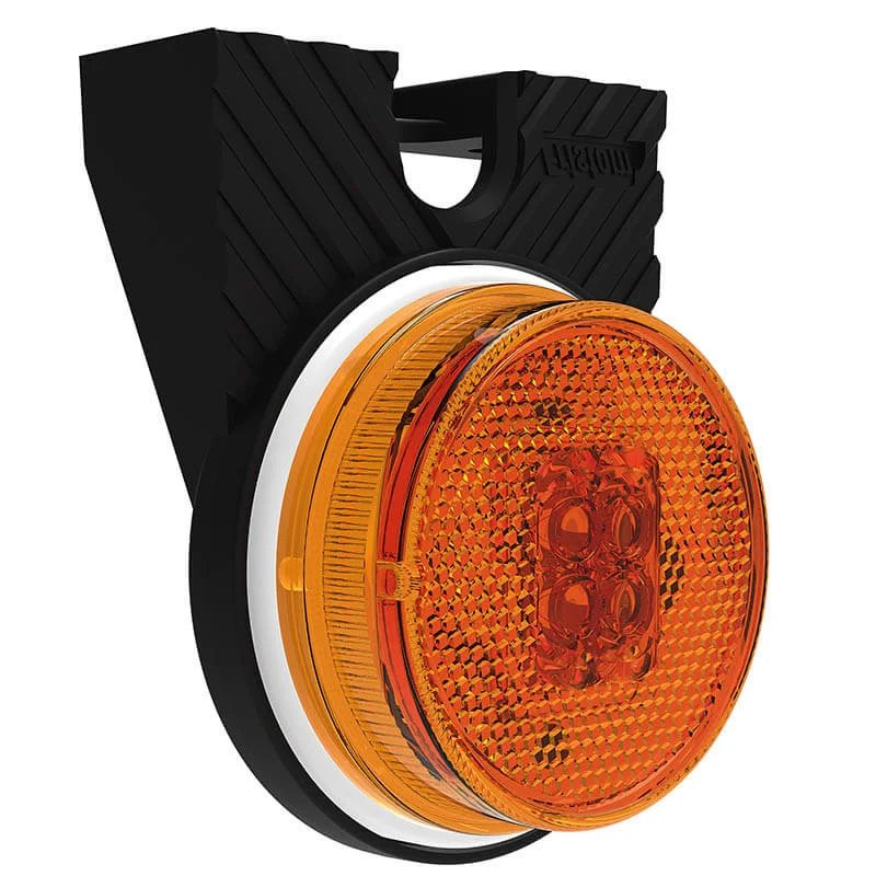 LED markeringslicht amber | 12-24V | 50cm. kabel