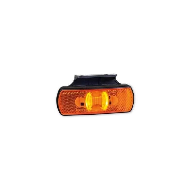 LED Positionsleuchte Neon amber mit Bügel | 12-24V | 50cm. Kabel