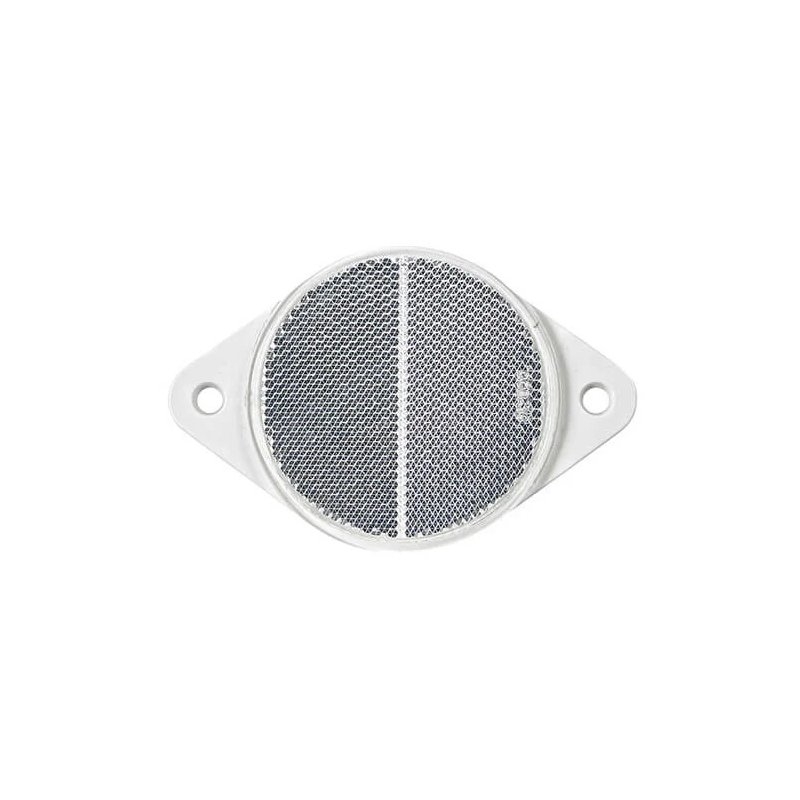 witte reflector | 78 x 5,5mm. | schroefmontage