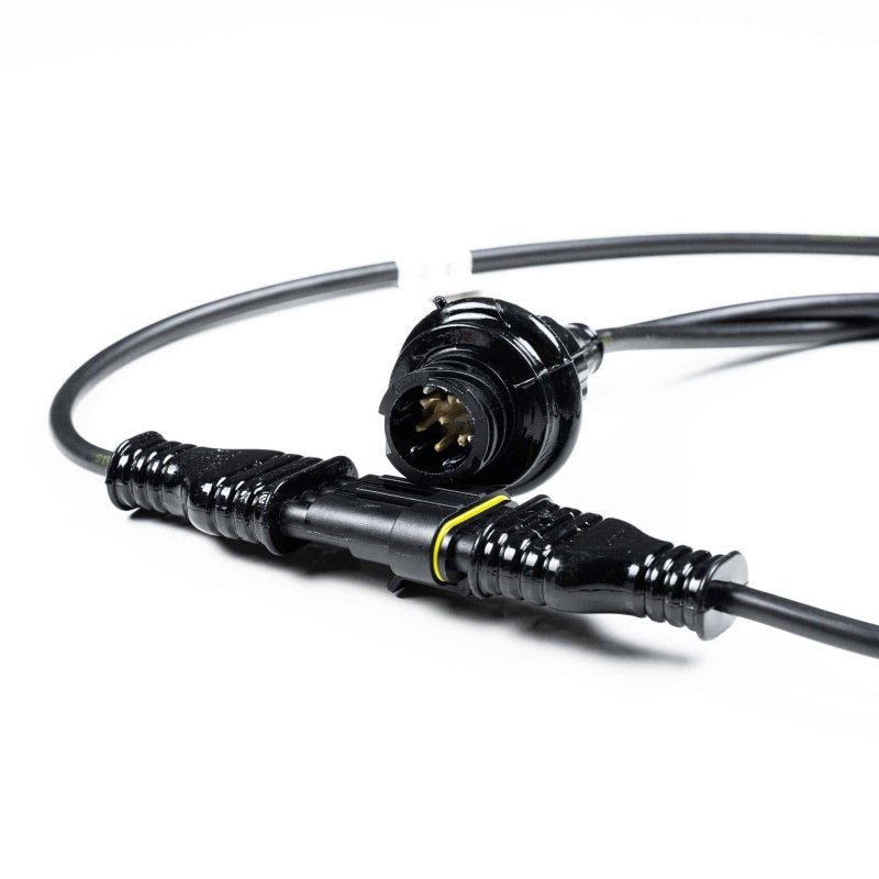 Y-Kabel für 3 Rückleuchten (Schiebekabel) inkl. Seitenkabel