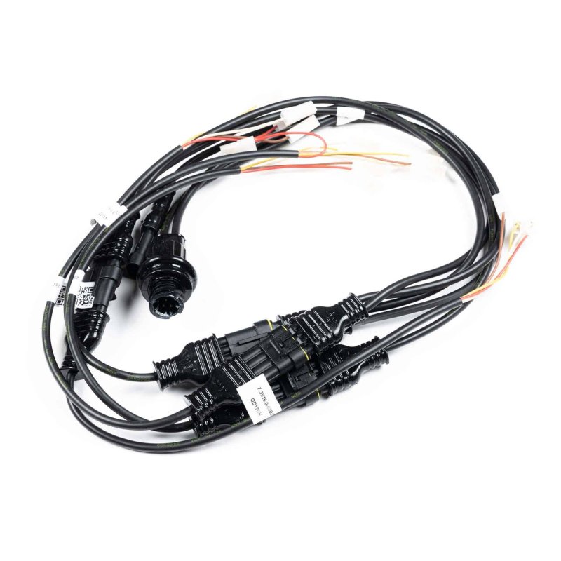 Y-cable for 4 rear lights (sliding conn.) incl. side cable