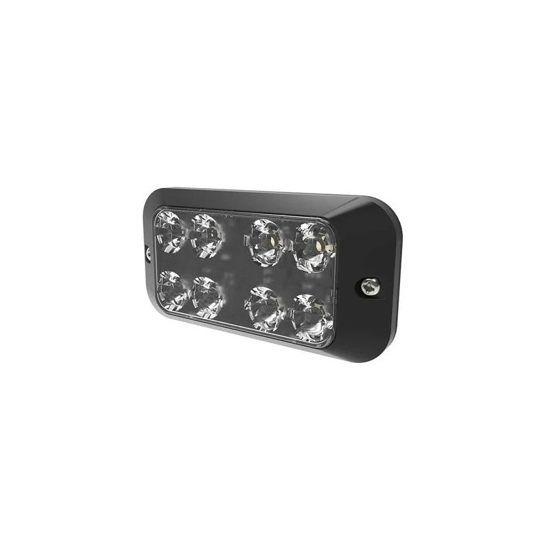 LED warning light 8-LED | R65 | amber | 12-24V