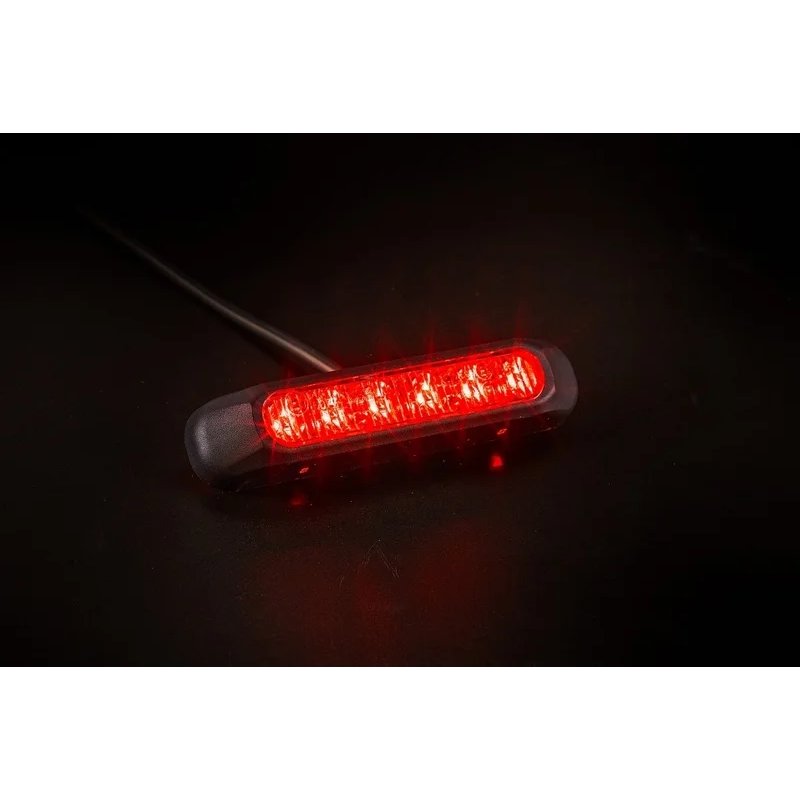 R65 LED warning light 6 LEDs Red 10 - 30V
