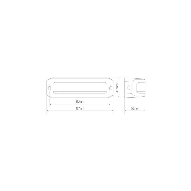 LED-Eckblitzer | R65 | 120 Grad Strahlwinkel | 12-24V