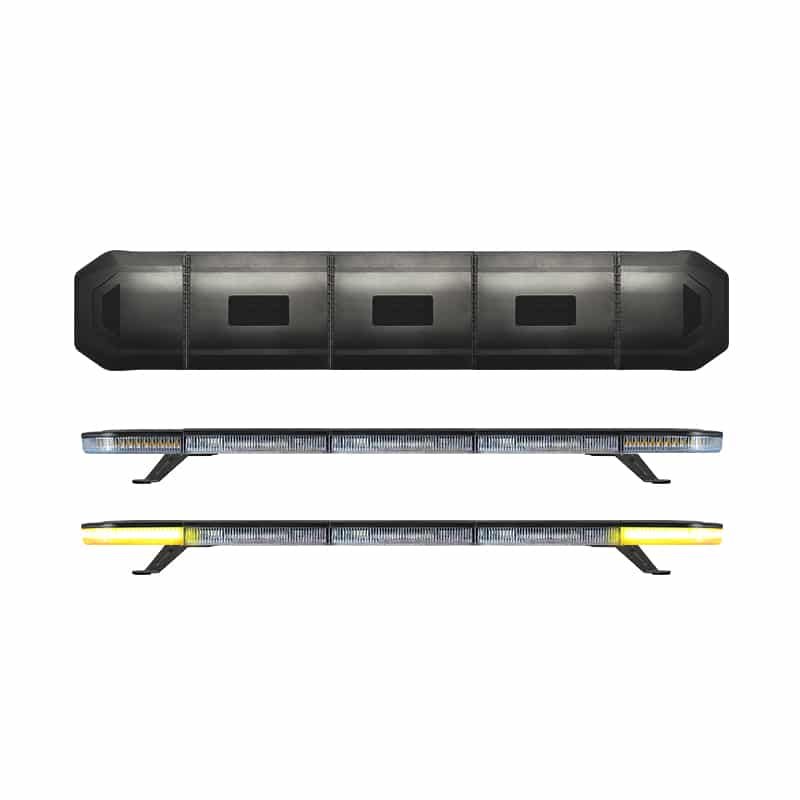 LED beacon bar R65, 1103mm end modules flashing 10-30v
