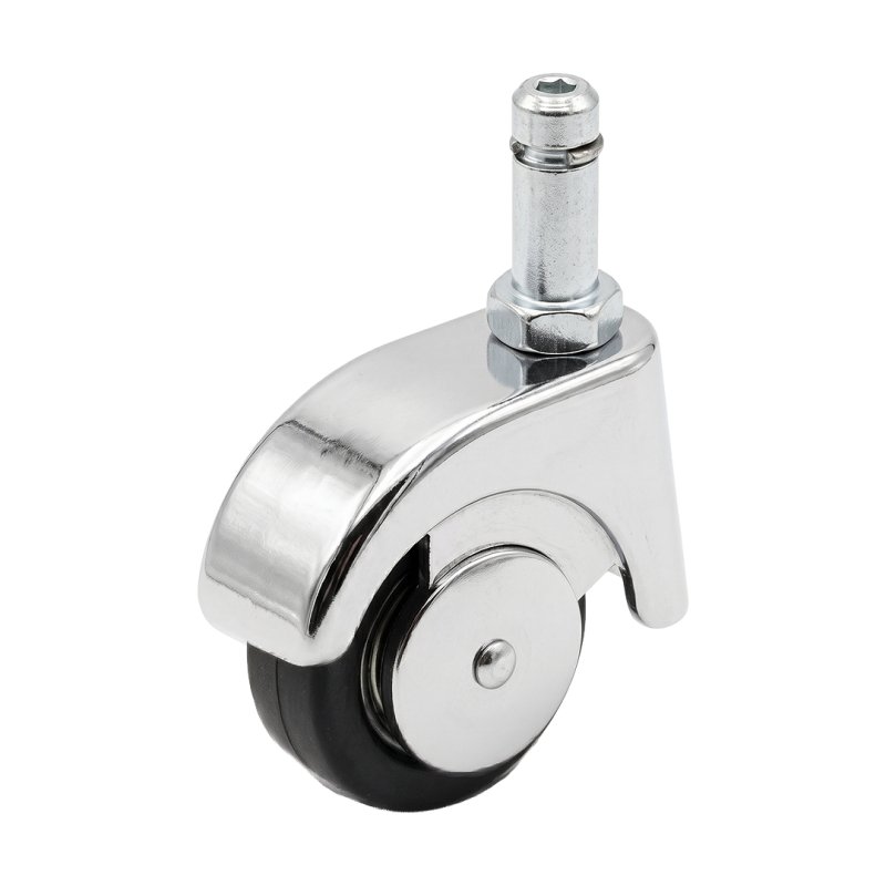 swivel castor 50mm series 50-09 draadstift M10 ball bearing