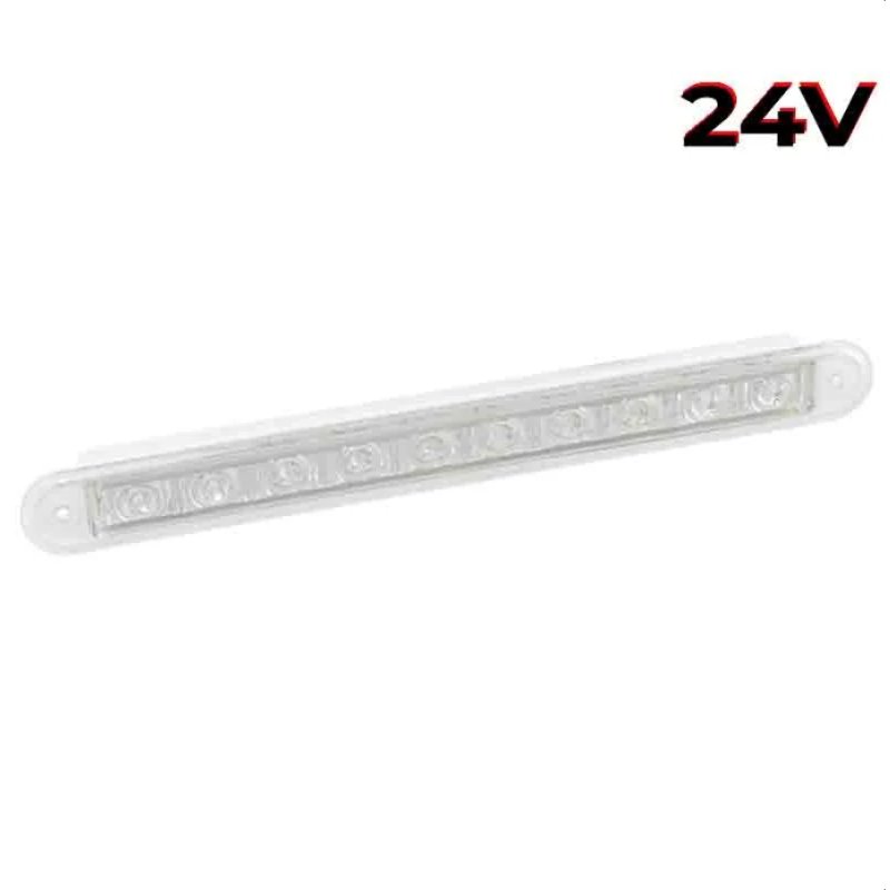 LED Rückfahrlicht slimline transparente Objektive | 24V | 40cm. Kabel
