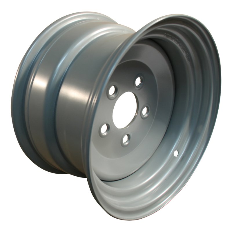 10.0/80-12 IMP 7.00Ix12H2 ET10 66,5/112/5 Stahl AW-909 Silbergrau Komplettrad +