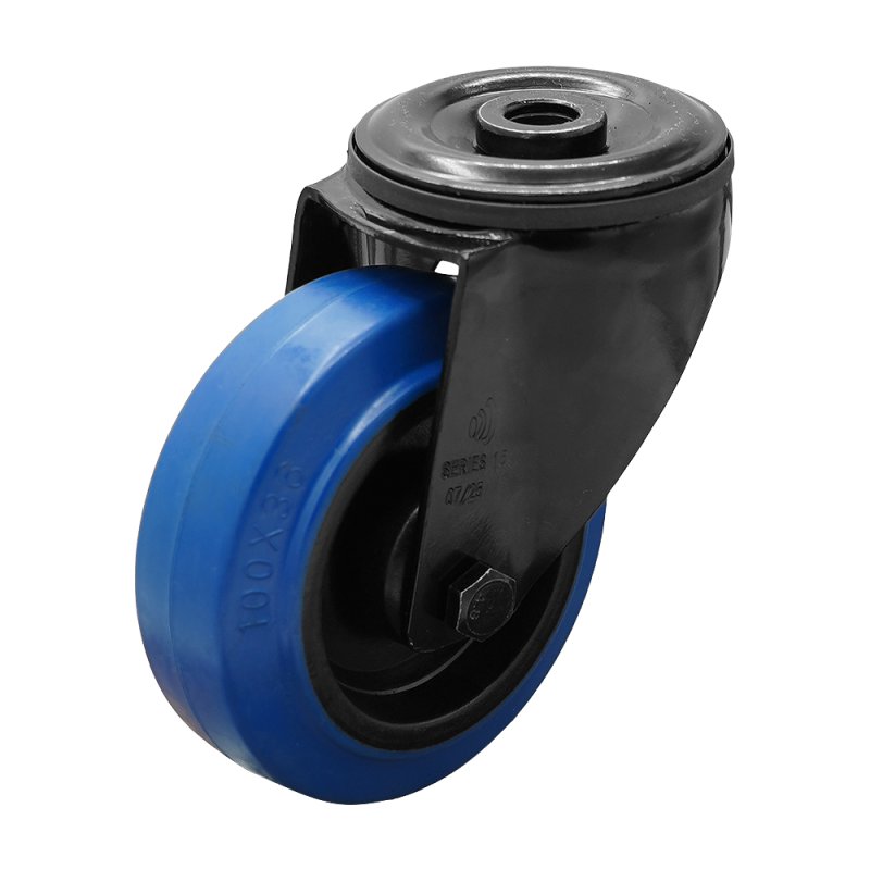 zwenkwiel 100mm Novio Black serie 13 ᠆ 15 boutgat rollager