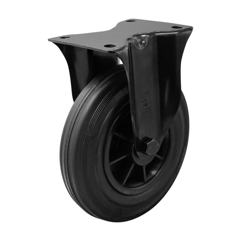 bokwiel 160mm Novio Black serie 01 ᠆ 15 plaatbevestiging rollager