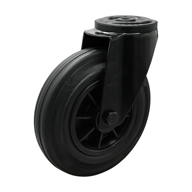 zwenkwiel 160mm Novio Black serie 01 ᠆ 15 boutgat rollager