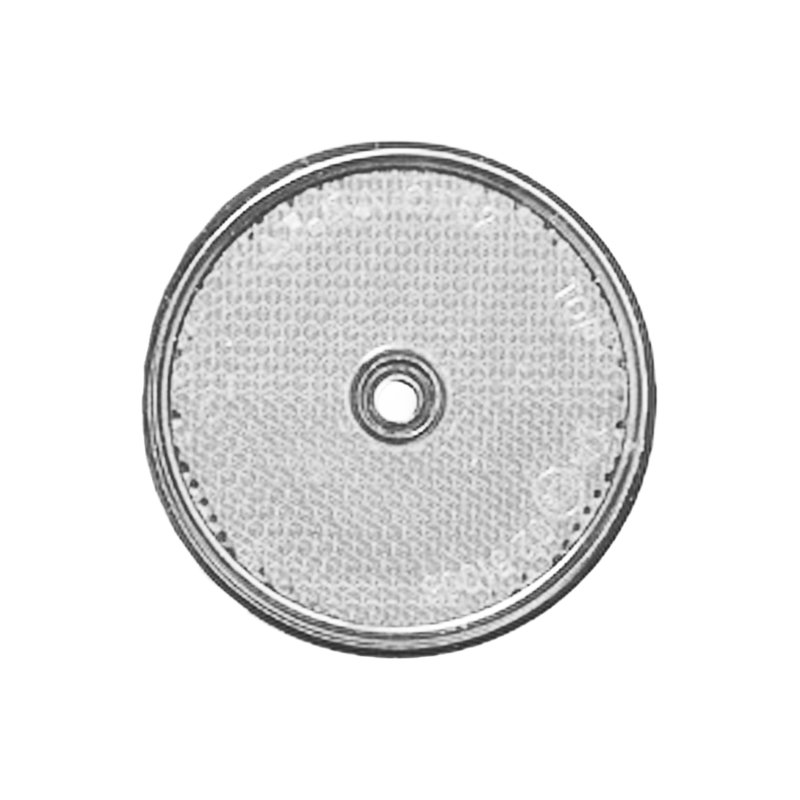 reflector Ø white bolt on + self adhesive Ø60