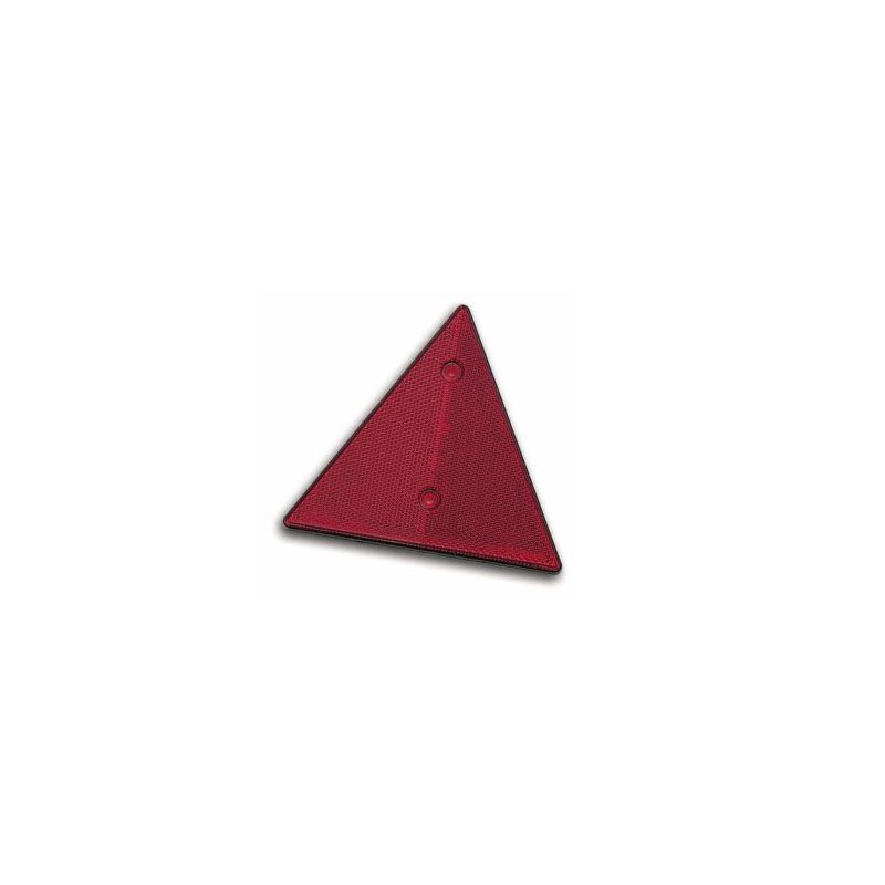 reflector Δ rood opschroefbaar 154x134mm