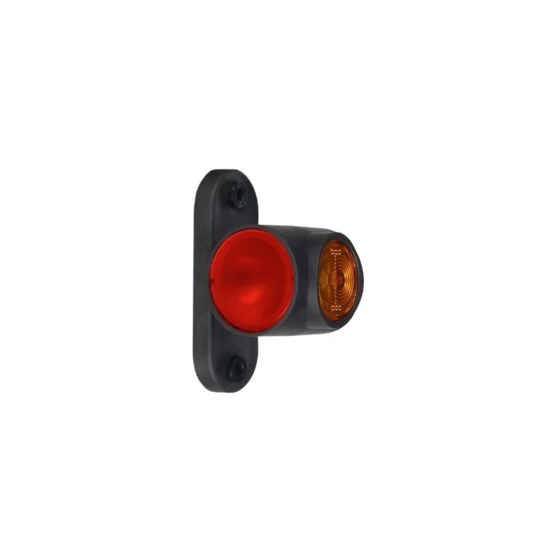 LED Begrenzungsleuchte rot-weiß-amber | 12-24V | 50cm. Kabel
