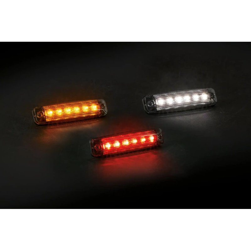 LED markeerlicht | darklook | rood | 12-24V | 0,15m. kabel
