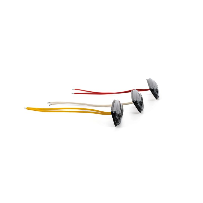 LED markeerlicht | darklook | wit | 12-24V | 0,15m. kabel