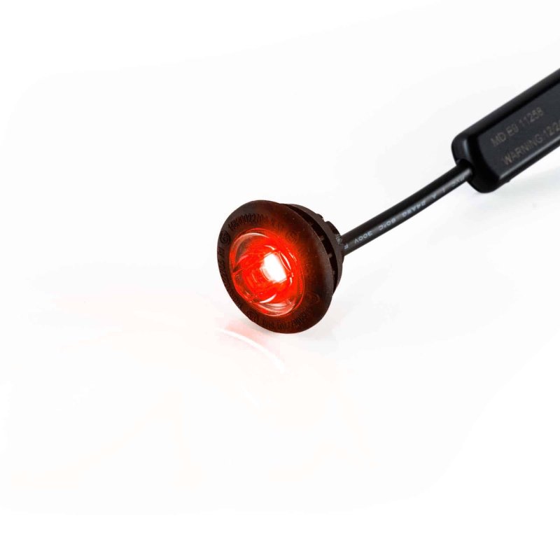 LED markeerlicht rood 12-24V 500cm kabel