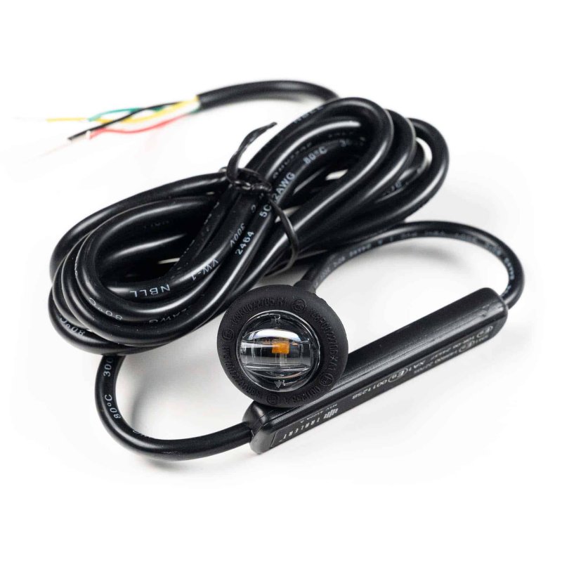 LED markeerlicht rood/wit/amber 12-24V 200cm kabel