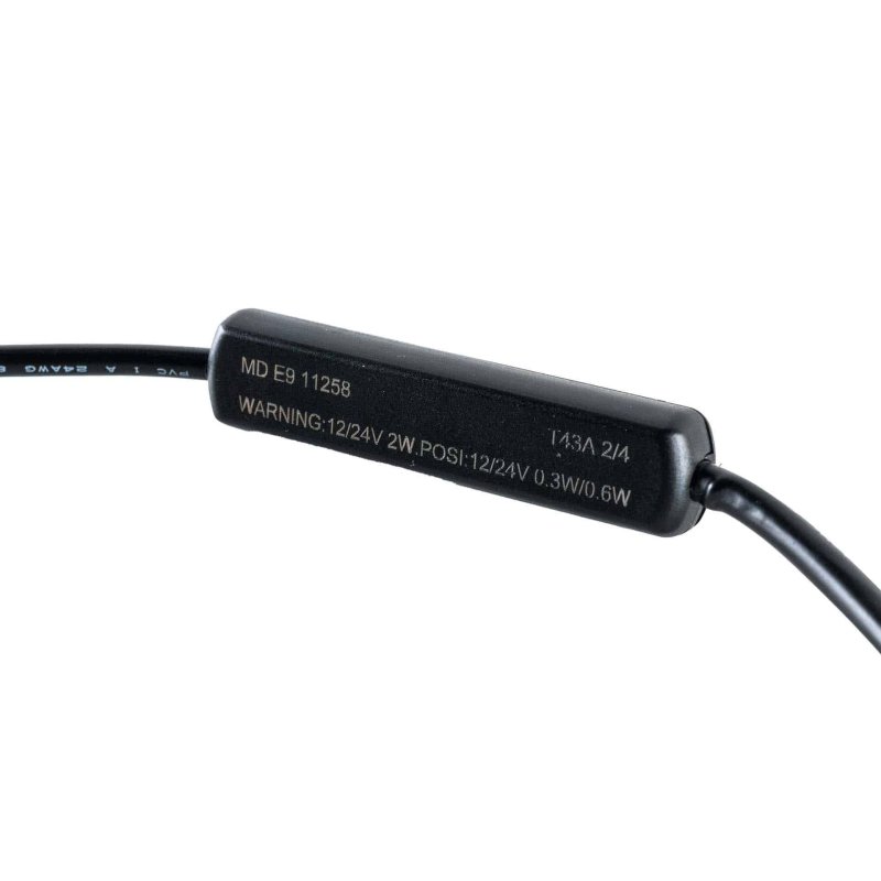 LED markeerlicht wit 12-24V 25cm kabel
