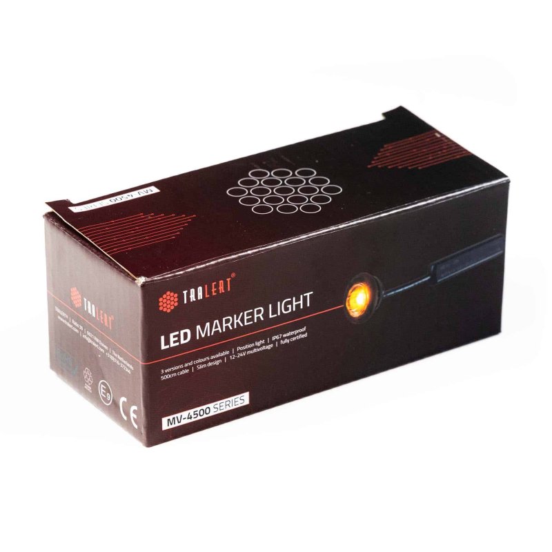 LED markeerlicht wit 12-24V 500cm kabel