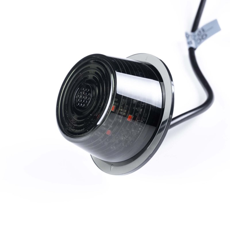 LED module dark lens | rood | 12-24V | 5m. kabel
