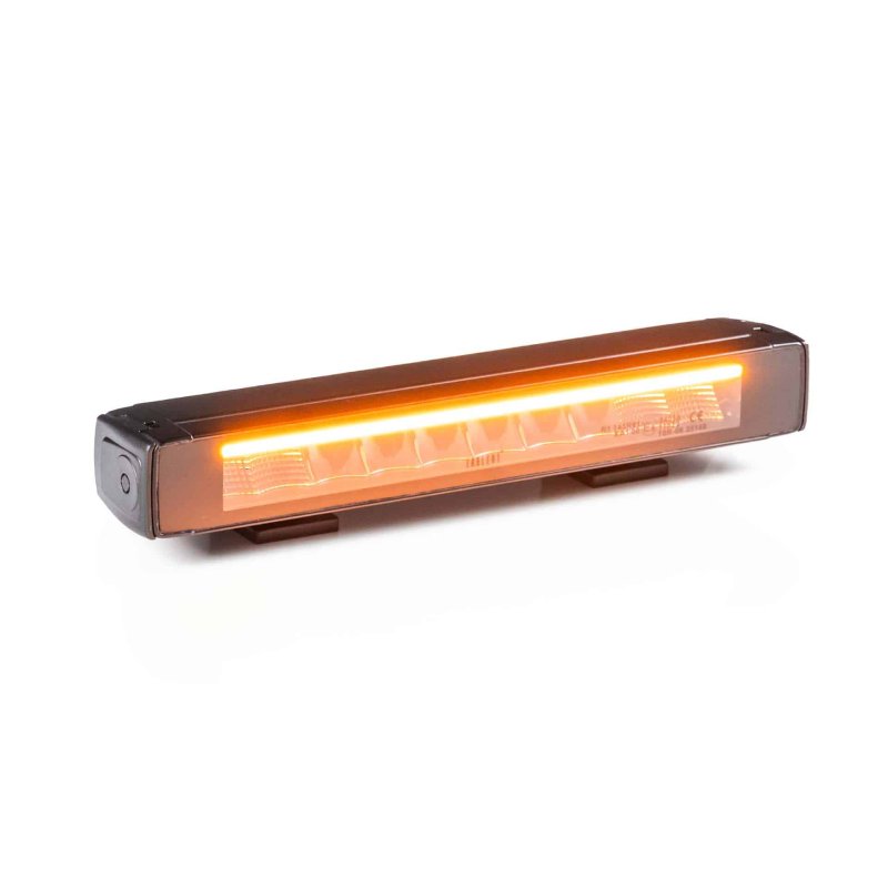 LED lightbar Stratos 326mm | incl. R65 flitser | wit-amber DRL