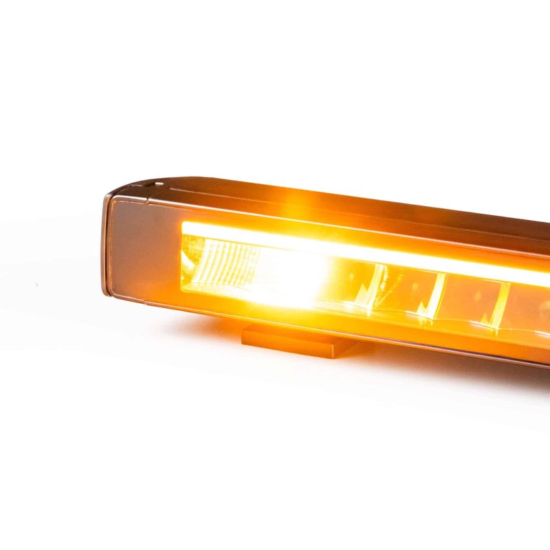 LED lightbar Stratos 836mm | incl. R65 flitser | rood-amber DRL