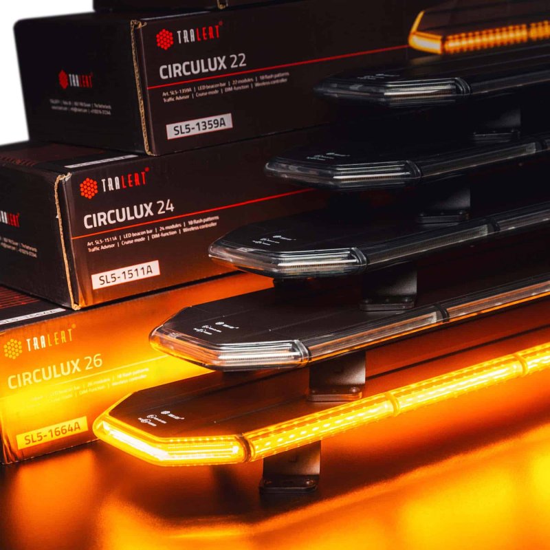 LED dakset amber | 1054mm | 12-24V | incl. controller