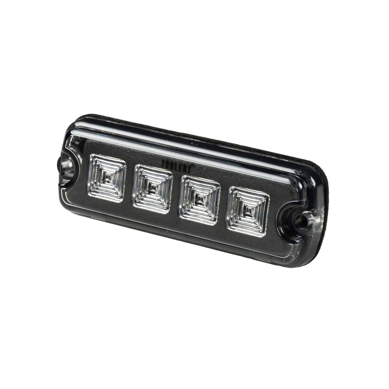 LED R10 flitser 4-LED rood 12-24V 200cm kabel