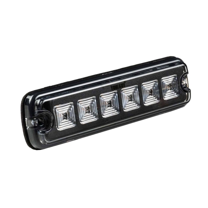 LED R10 flitser 6-LED rood 12-24V 200cm kabel