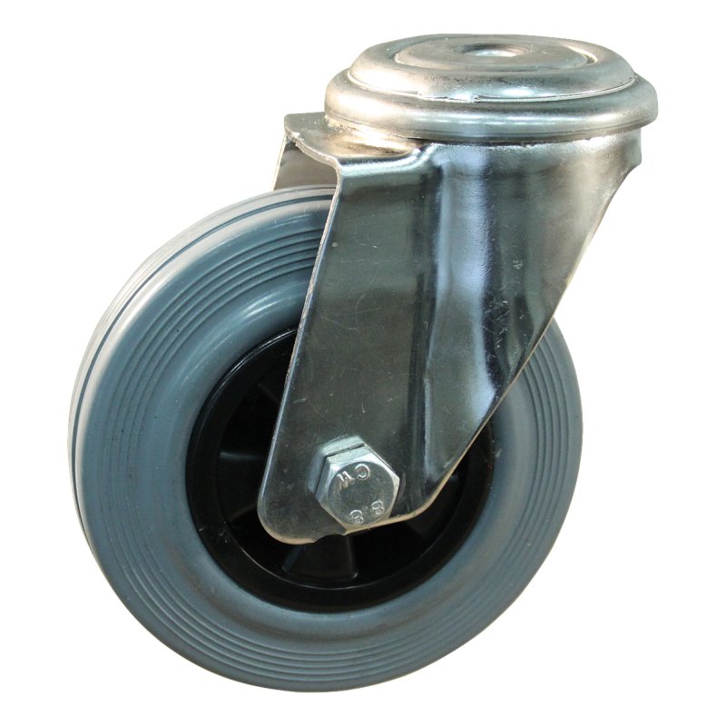 roulette pivotante 160mm serie 11 ᠆ 31 trou pour boulon palier lisse