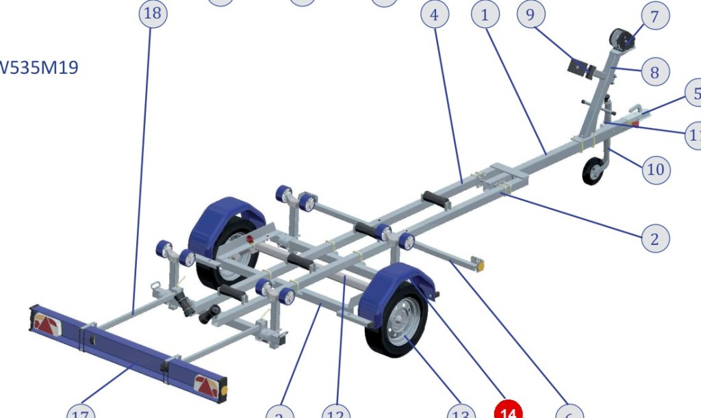 GARDE BOUE GBR1002 BLEU