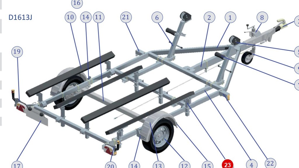 CHANDELLE U 50 X 25 X 5