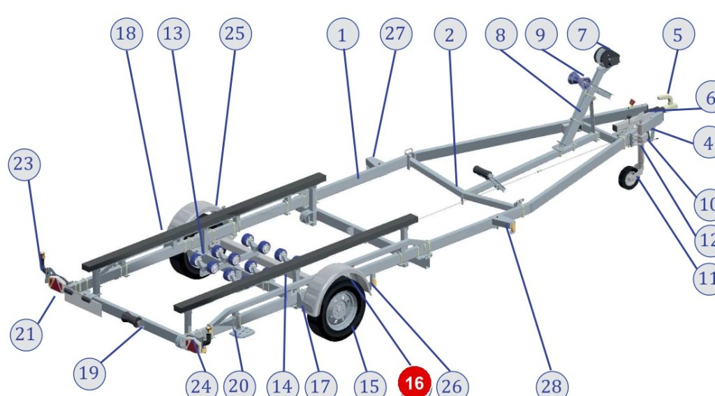 GARDE BOUE 10'' INOX