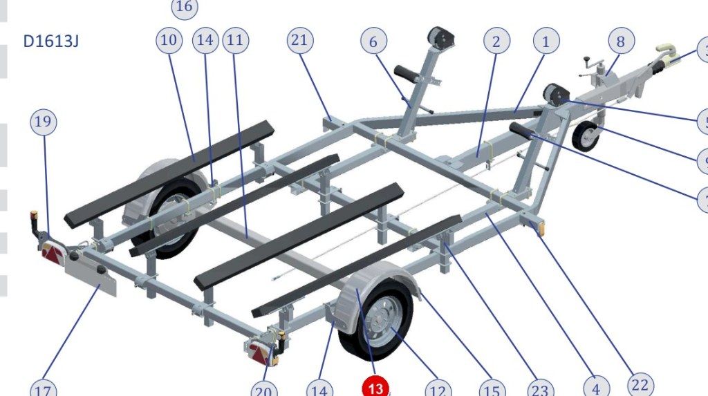 GARDE BOUE 12'' INOX