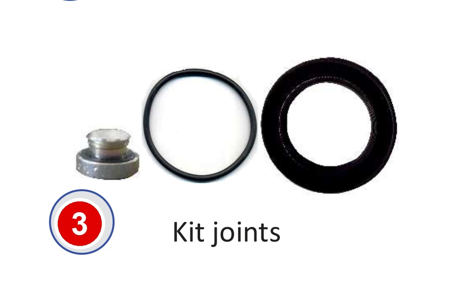 KIT JOINTS POUR 1 MOYEU VGB6-L VGB7-L