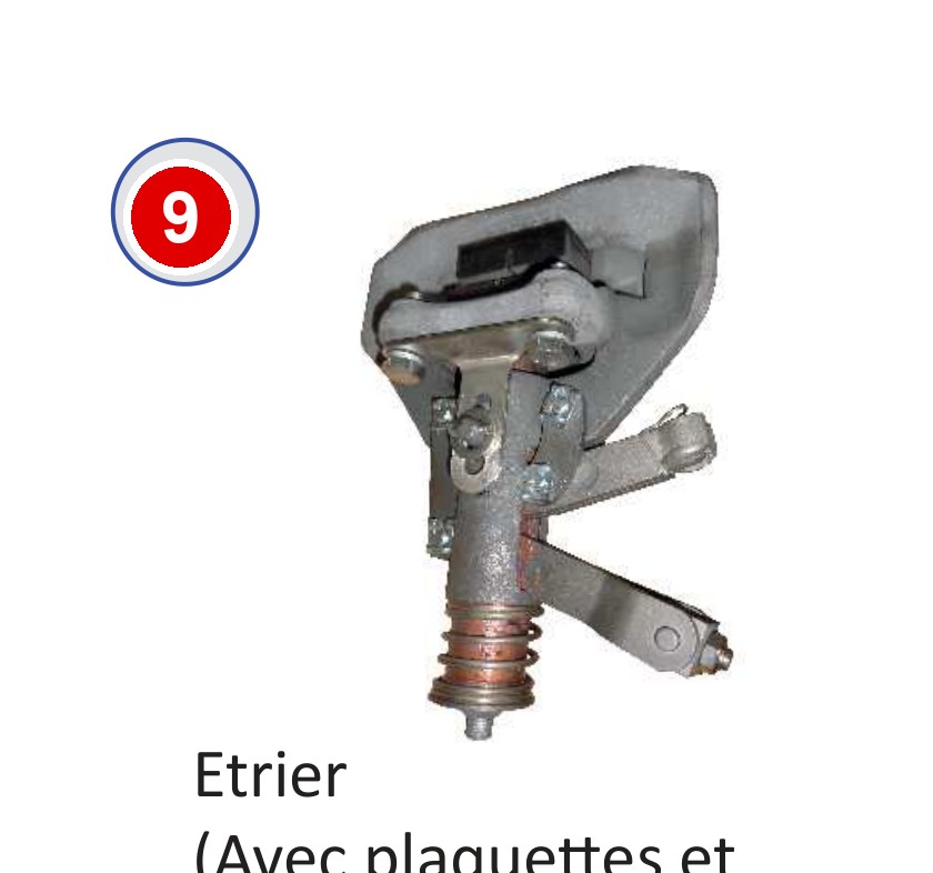 ETRIER DE FREIN COMPLET GAUCHE WS245
