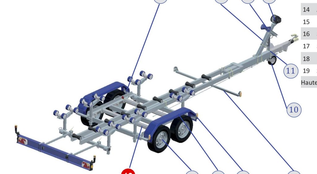 ESSIEU AF 900 KG 5x112 B850-5