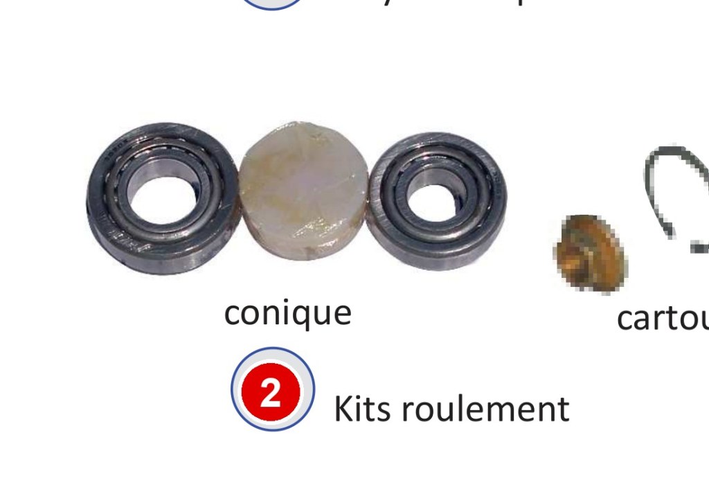 KIT ROULEMENT AUTOFLEX ESSIEU VG13-U VG18-U