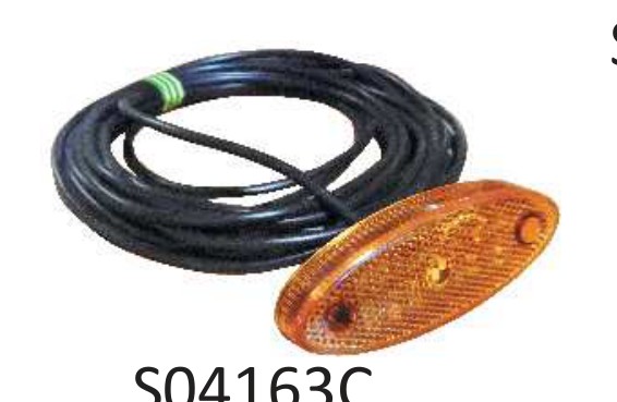 FEU LATERAL ORANGE ETANCHE LED RADEX (FIL 8500mm)