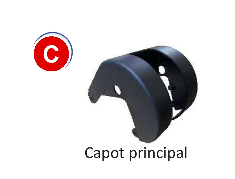 CAPOT PRINCIPAL POUR TREUIL 2 VITESSES RBW2000
