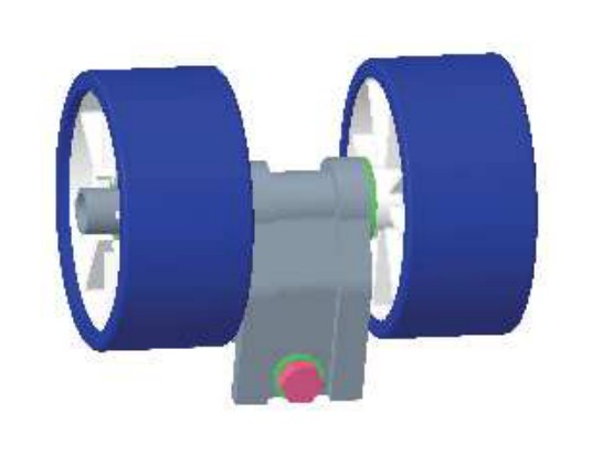 ENSEMBLE CHANDELLE SIMPLE TB GALET BLEU FONCE