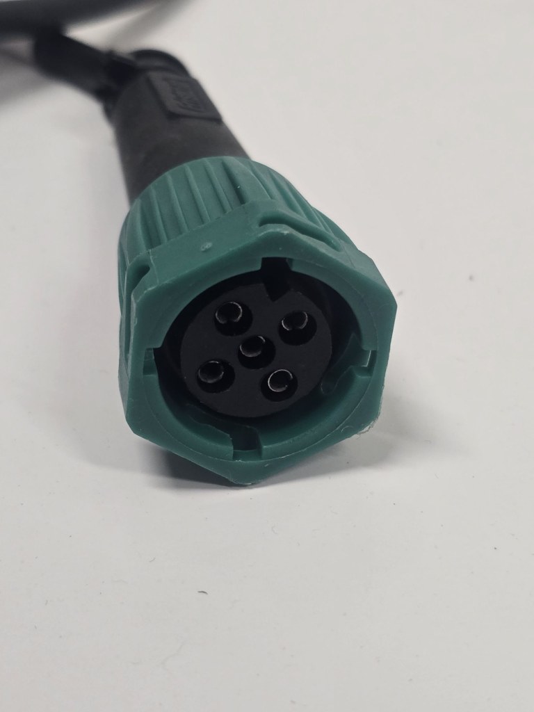 Câble droit pour Fristom 5 pôles, 1m de cable
