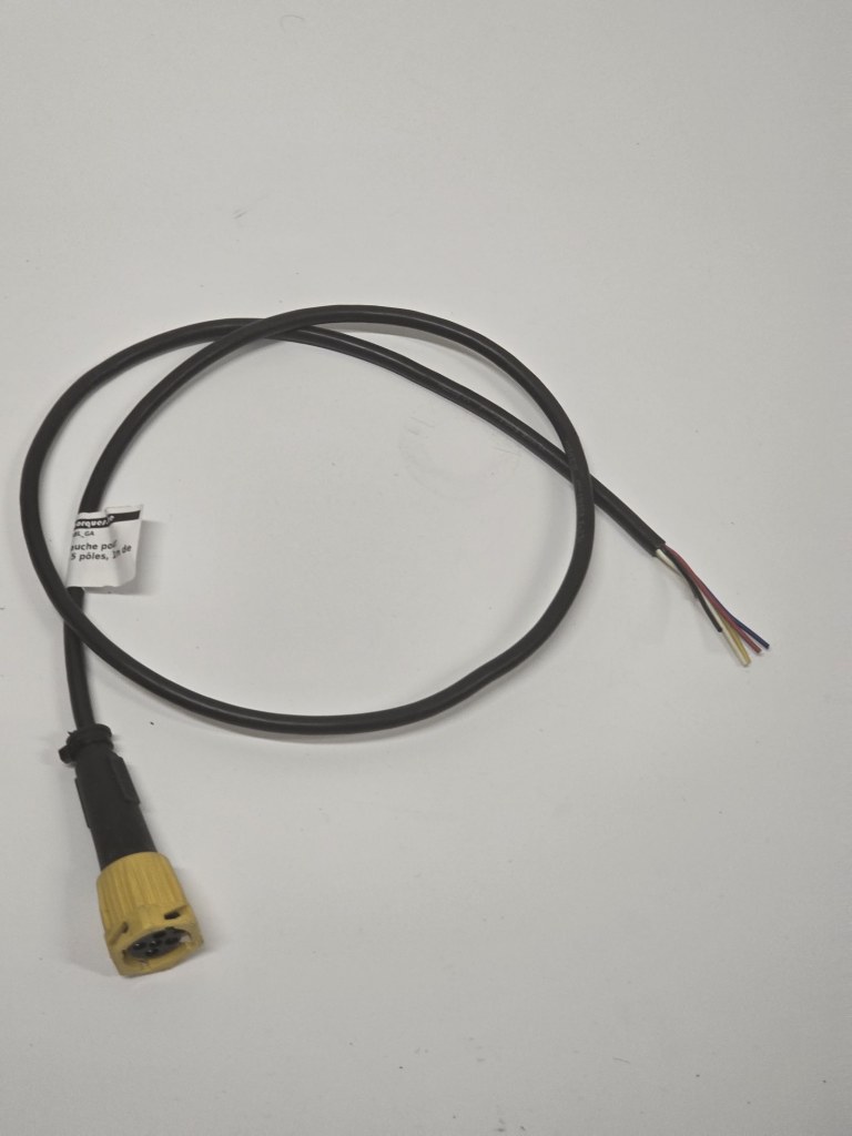 Câble gauche pour Fristom 5 pôles, 1m de cable