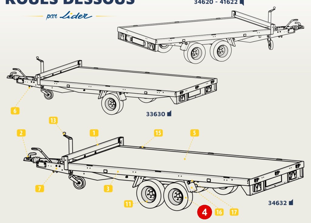 Essieu AF 1500 KG 5x112 VGB15-MV 630