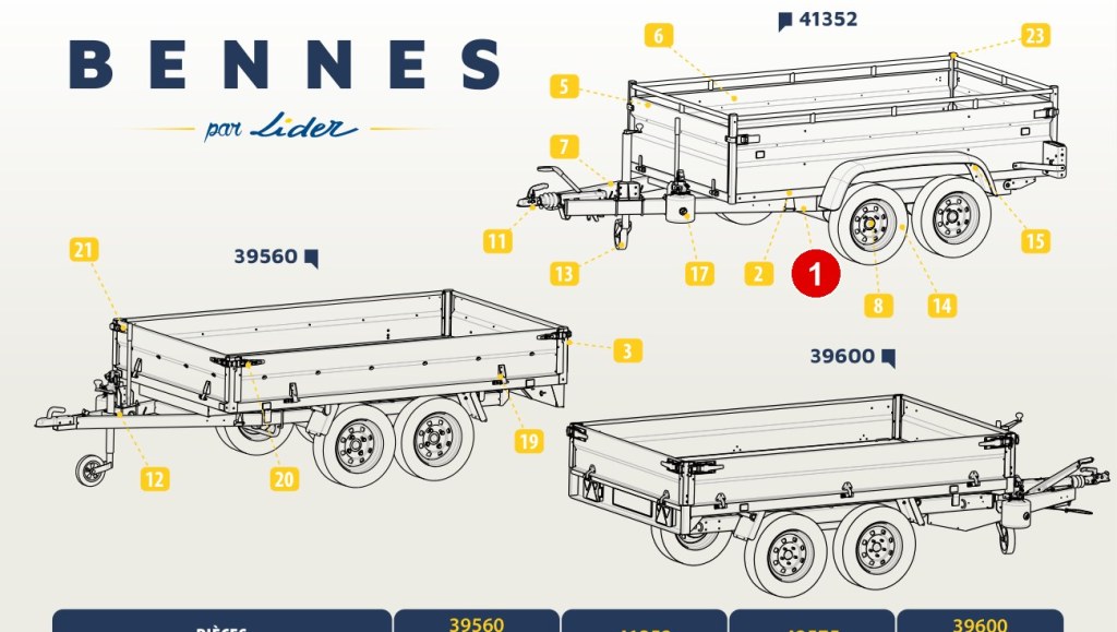 Châssis 39614PE