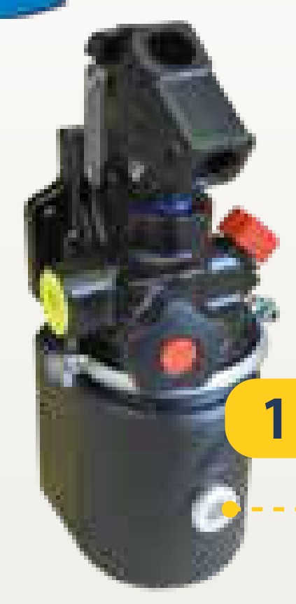 Réservoir plastique 1L + collier